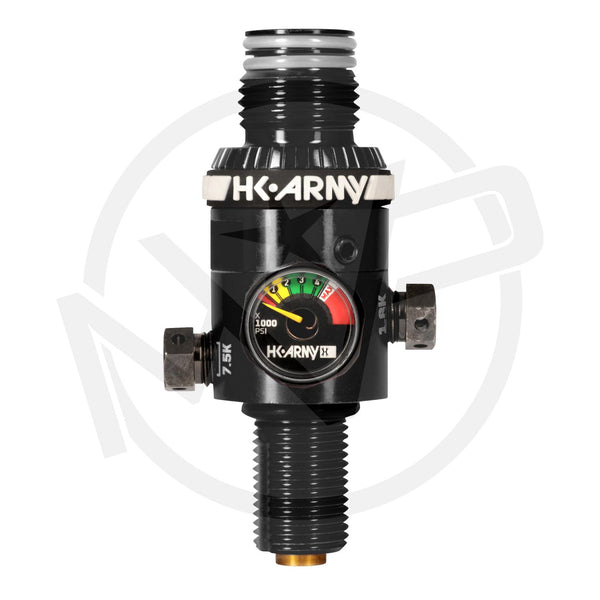 HK HP8 4500psi Regulator - Black