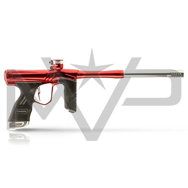 DYE DSR+ Paintball Gun -  Lava  - Gloss Red/ Gloss Silver