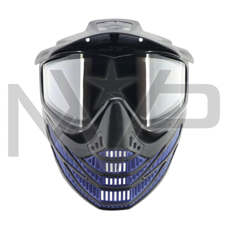 JT Paintball Flex 8 Paintball Mask - Black / Blue