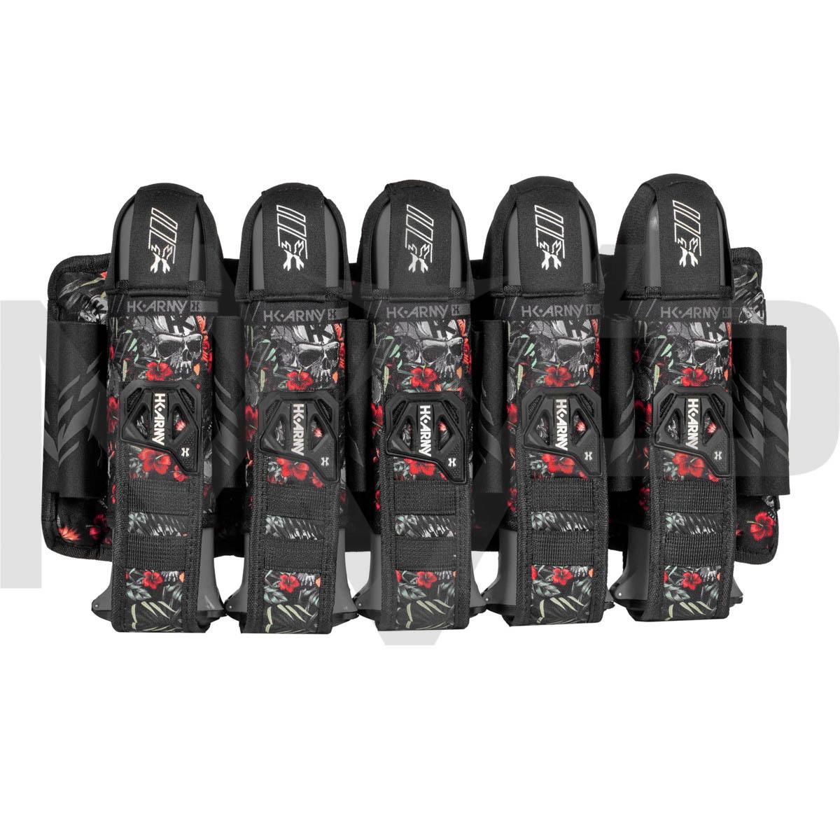 HK Army Eject 3+2 Harnais De Paintball - Motif Tropical Skull (Neuf)