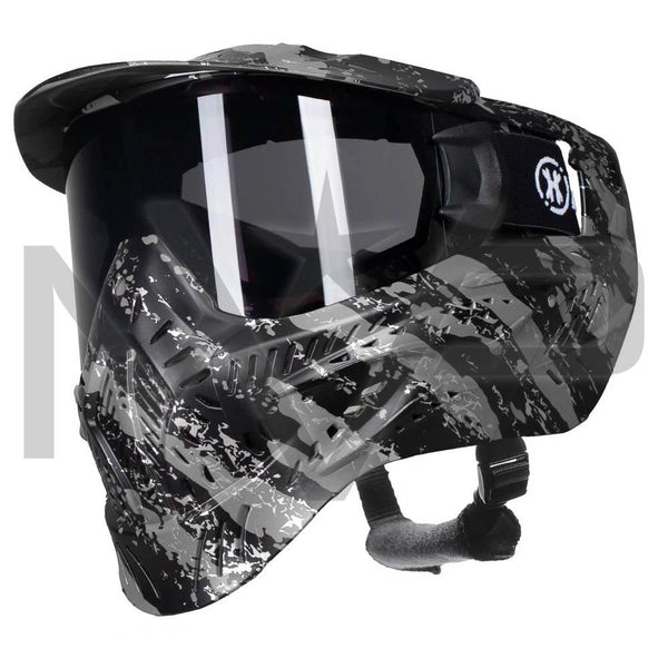 HK Army HSTL Paintball Mask - Fracture Grey - Smoke Lens
