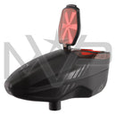 JT Triad Electronic Loader - Paintball Hopper - Black w/ Red