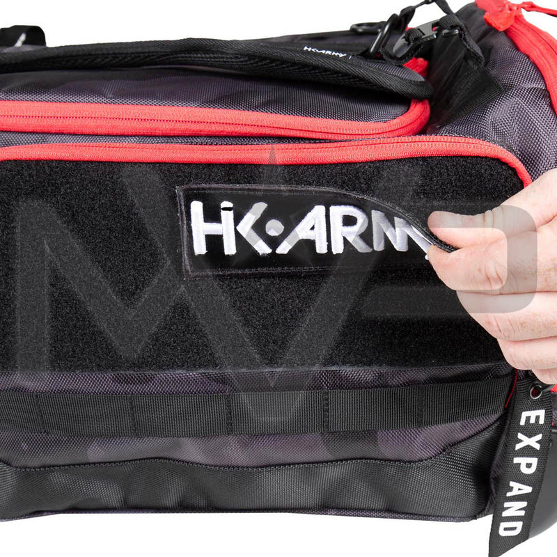HK Army Expand Gear Bag Roller 75L - Shroud Black / Red