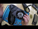 JT Triad Electronic Loader - Paintball Hopper - Black w/ Grey