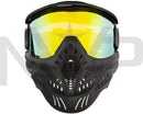 HK Army HSTL Paintball Mask - Black - Gold Lens