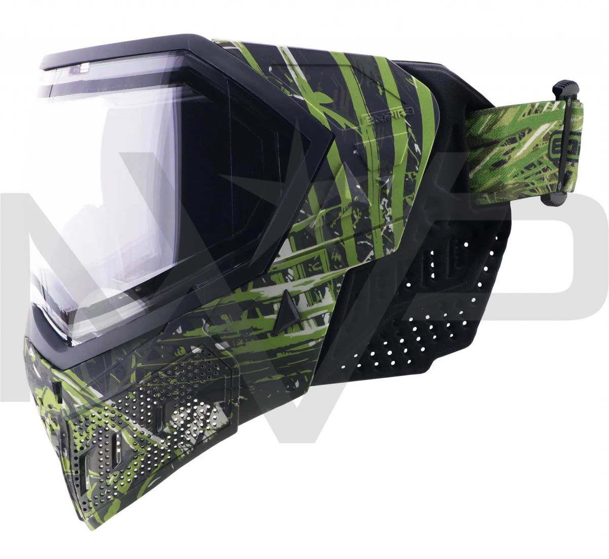 Empire EVS Masque de paintball transparent et rose avec Empire EVS Masque de paintball transparent et rose avec