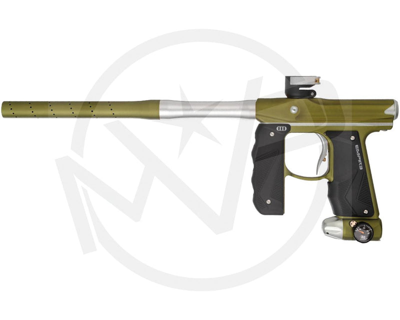 Empire Mini GS Paintball Gun - Olive w/ Silver