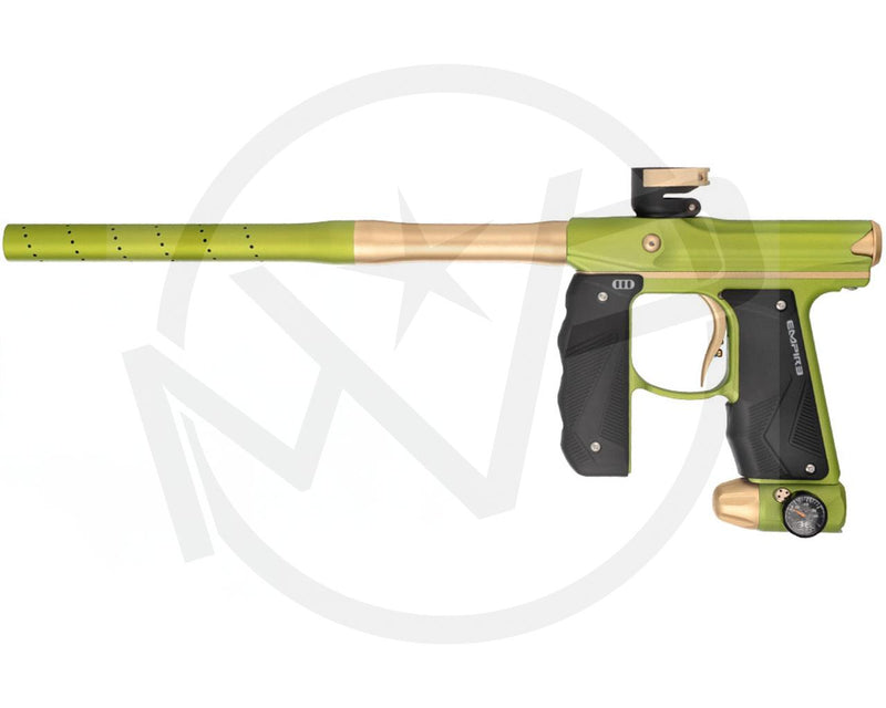 Empire Mini GS Paintball Gun - Neon Green w/ Tan