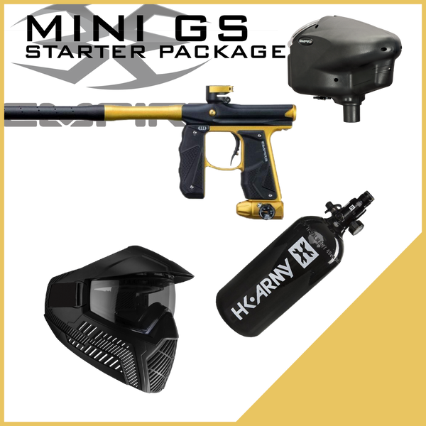 Empire Mini GS Paintball Gun Package - Black/Gold
