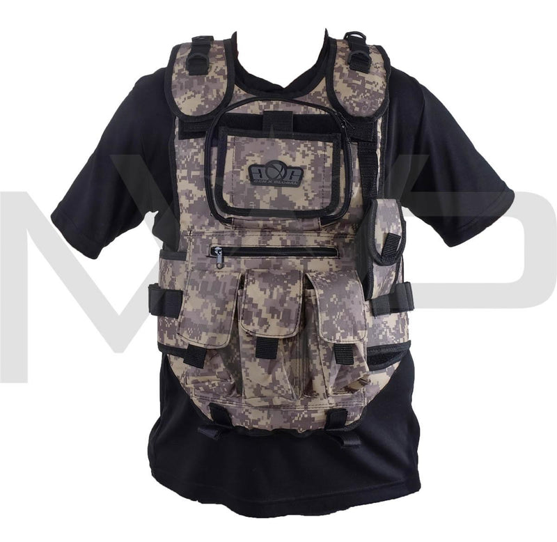 Gen X Global Deluxe Tactical Vest - Digital Camo