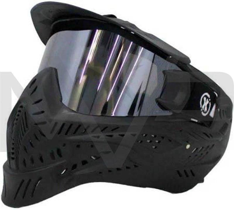 HK Army HSTL Paintball Mask - Black - Chrome Lens