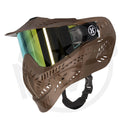 HK Army HSTL Paintball Mask - Tan - Clear Lens - Gold