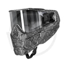 HK Army Skull Mask - Machine Silver Mask / Chrome Lens