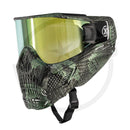 HK Army Skull Mask - Snake Green Mask / Gold Lens