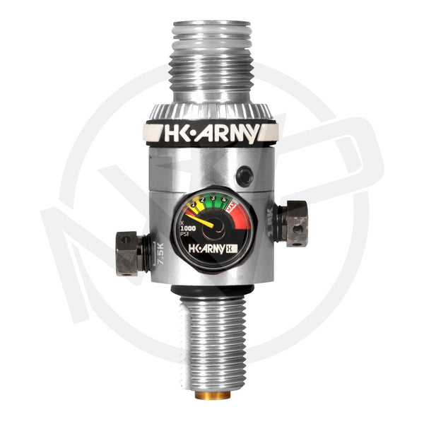 HK HP8 4500psi Regulator - Silver