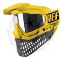 JT ProFlex Thermal Paintball Mask - Referee Yellow / Black - Clear Lens