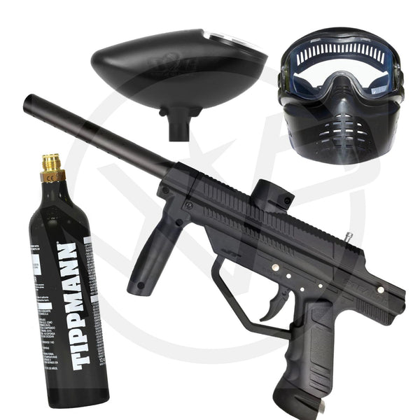 JT Stealth Power Package - Black (Marker, Tank, Hopper, and Mask)
