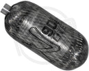 Ninja Lite Translucent 90ci / 4500 psi Carbon Paintball Tank - Translucent Red - Bottle Only