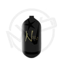 Ninja SL2 Carbon Fiber Compressed Air Tank 77/4500 - Black w/Gold - Bottle Only
