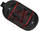 Ninja SL3 Carbon Fiber Compressed Air Tank 68/4500 - Gloss Black/Red Bottle Only
