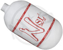 Ninja SL3 Carbon Fiber Compressed Air Tank 68/4500 - Matte White/Red Bottle Only