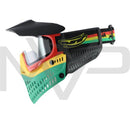 JT ProFlex Thermal Paintball Mask -  RASTA mask / Clear Lens