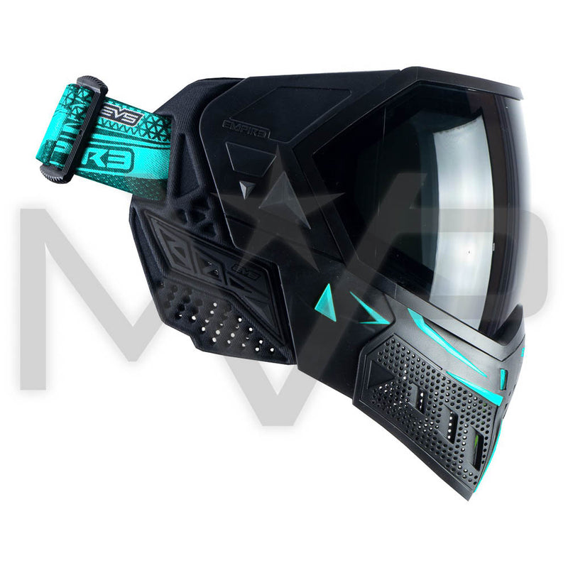 Empire EVS Thermal Paintball Mask - Black / Aqua