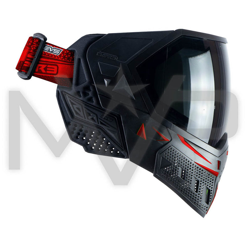 Empire EVS Thermal Paintball Mask - Black / Red