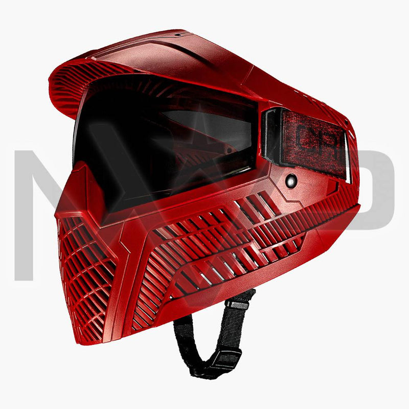 BASE Thermal Paintball Mask - Red Mask / Smoke Lens