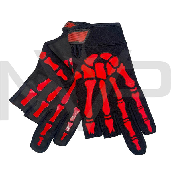 Bones Gloves - Red - Large