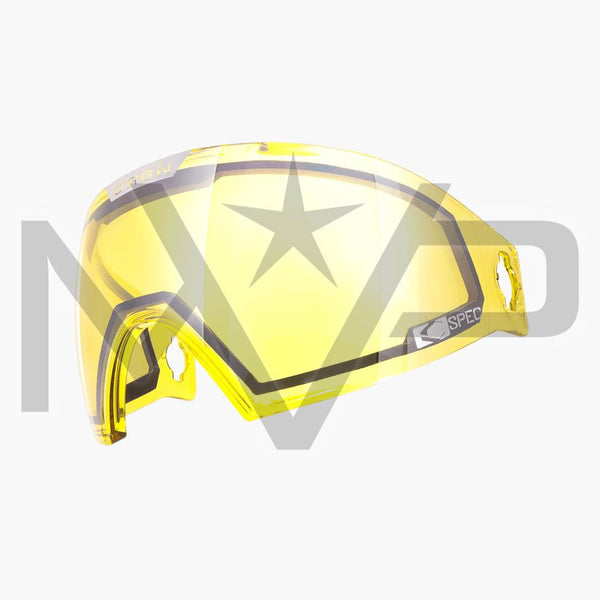 Carbon Paintball CSPEC Lens - Lowlight - Yellow / Clear Mirror