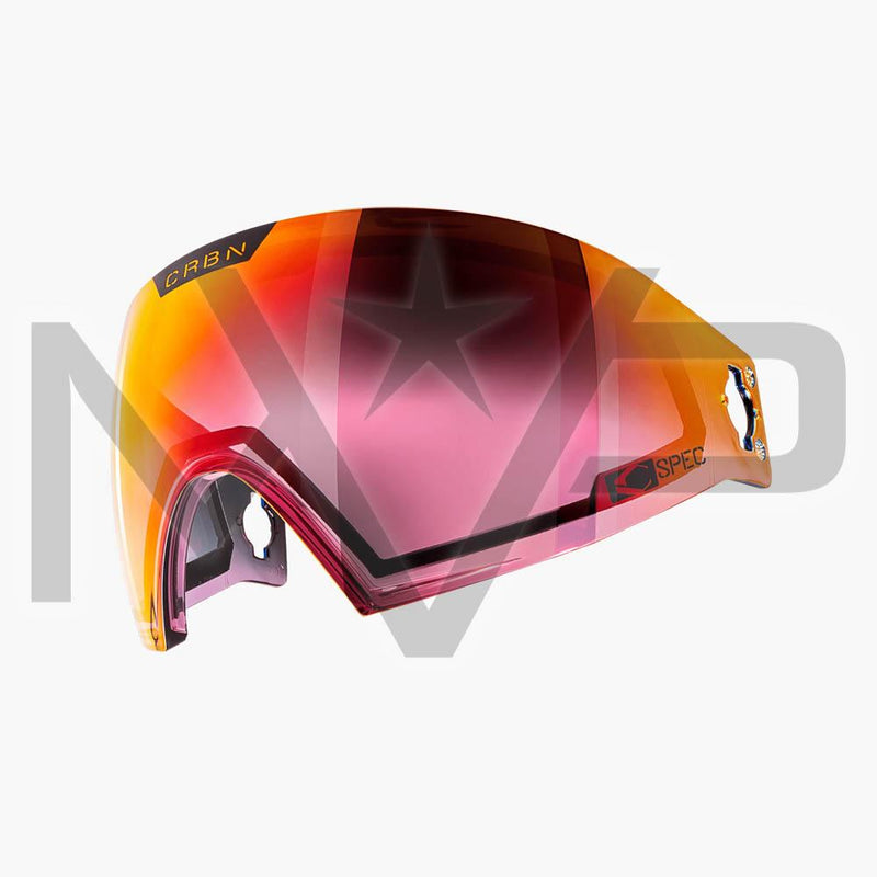 Carbon Paintball CSPEC Lens - Midlight - Rose Fade Red Mirror