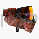 Carbon Paintball Mask - ZERO PRO - Less Coverage - Blood