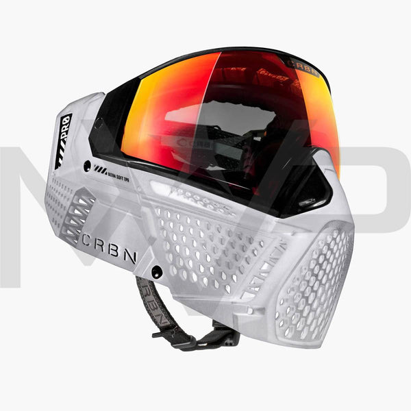 Carbon Paintball Mask - ZERO PRO - Less Coverage - Clear