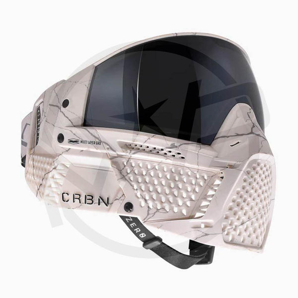 Carbon Paintball Mask - ZERO PRO - Less Coverage - Fracture