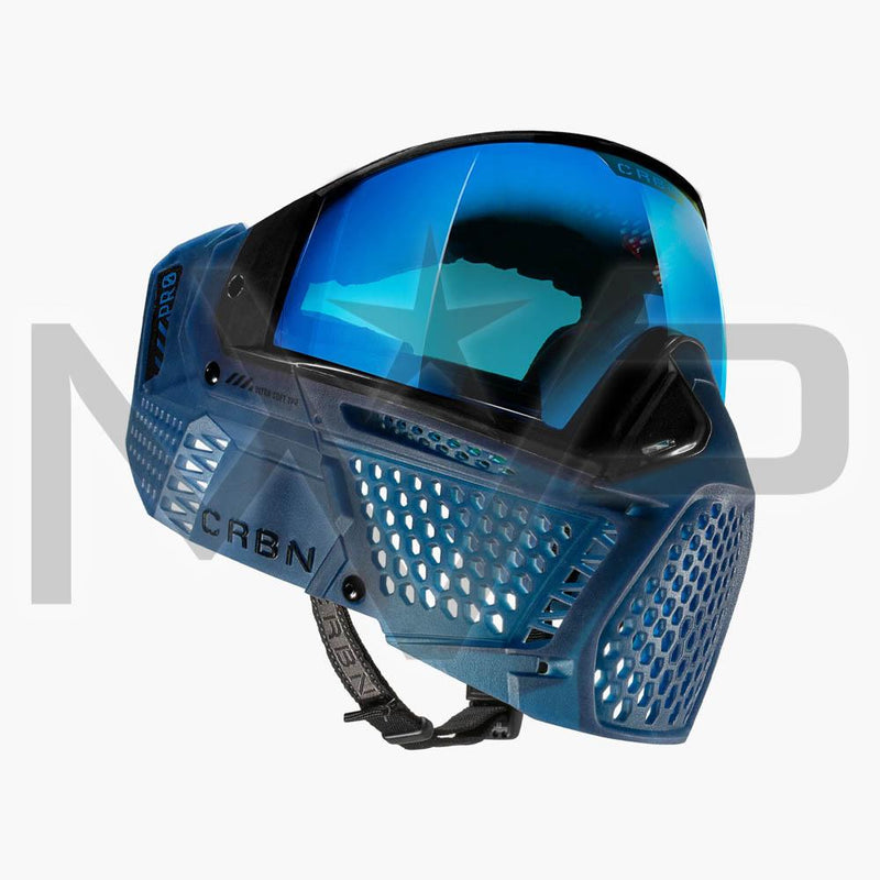 Carbon Paintball Mask - ZERO PRO - Less Coverage - Navy