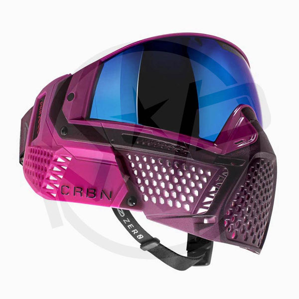 Carbon Paintball Mask - ZERO PRO - Less Coverage - Violet