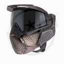 Carbon Paintball Mask - ZERO PRO - More Coverage - Graphite