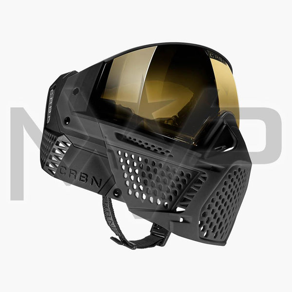 Carbon Paintball Mask - ZERO SLD - Less Coverage - Coal