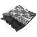 Condor Shemagh - Black White Skull
