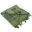 Condor Shemagh - Olive Black Skull