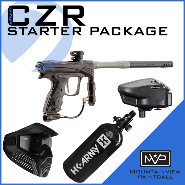 DYE CZR Paintball Gun Package - Black