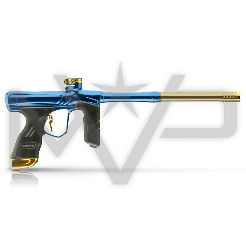 DYE DSR+ Paintball Gun - Gloss Blue / Gloss Gold