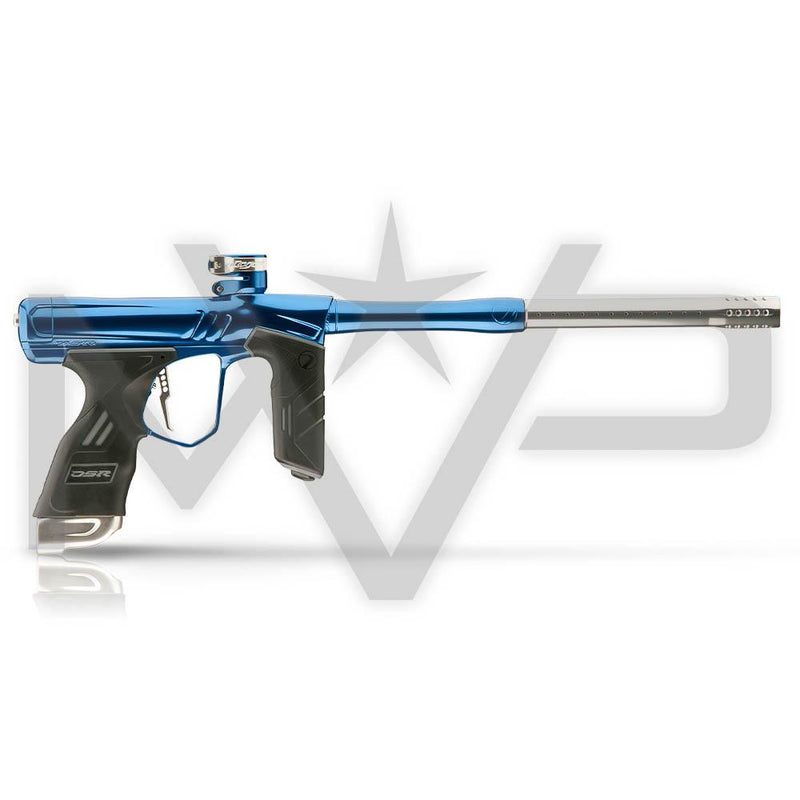 DYE DSR+ Paintball Gun - Gloss Blue / Gloss Silver