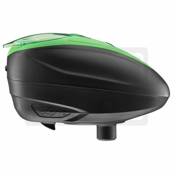DYE Rotor LTR Electric Paintball Loader - Black w/ Lime