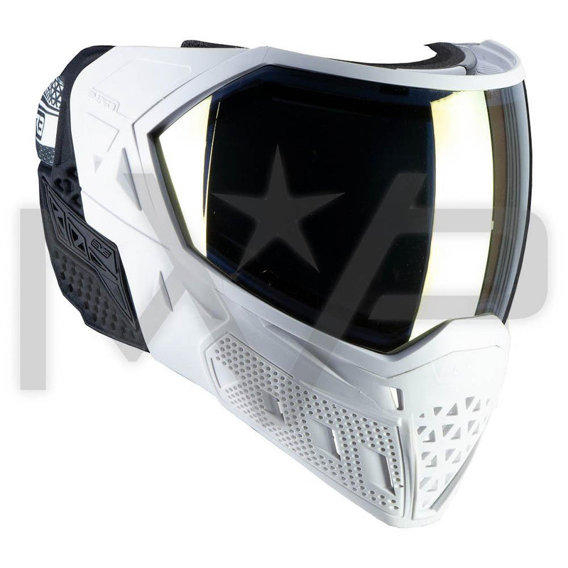 Empire EVS Thermal Paintball Mask - White / White w/Gold Lens
