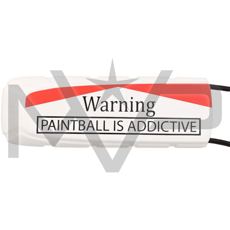 Exalt Bayonet Rubber Barrel Cover - Warning Paintball Addictive