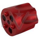 Exalt Emek Rear Bolt Cap - Red