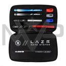 HK Army Lazr Fossil Elite Barrel Kit - Autococker Threads - Red Splash Barrel / Colored Inserts