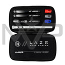 HK Army Lazr Fossil Elite Barrel Kit - Autococker Threads - Silver Barrel / Black Inserts